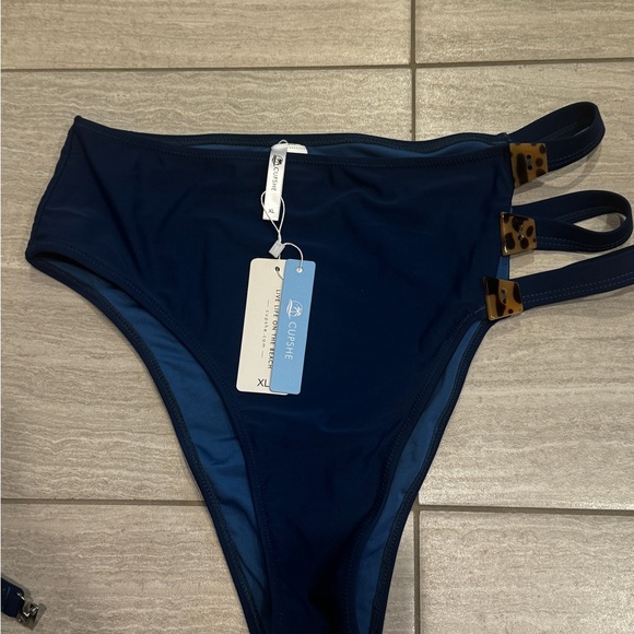 NWT deep blue and tortoise XL bikini - Picture 3 of 3